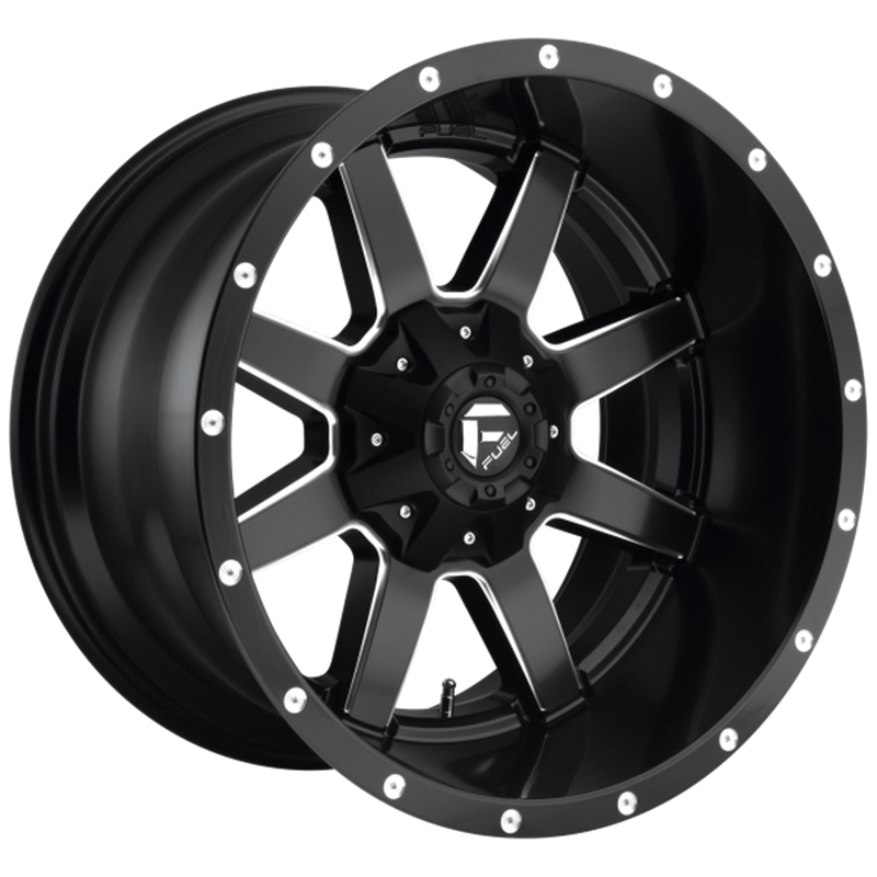 Fuel Off-Road | D538 20x9.0 ET1 - MATTE BLACK MILLED