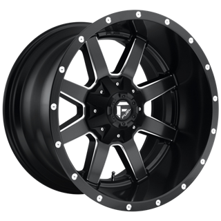Fuel Off-Road | D538 22x10.0 ET10 - MATTE BLACK MILLED