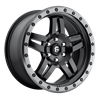 Fuel Off-Road | D557 16x8.0 ET1 - MATTE BLACK GUN METAL RING