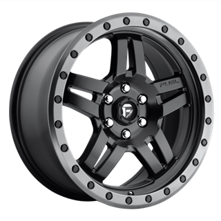 Fuel Off-Road | D557 17x8.5 ET-6 - MATTE BLACK GUN METAL RING