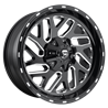 Fuel Off-Road | D581 22x8.25 ET-221 - GLOSS BLACK MILLED