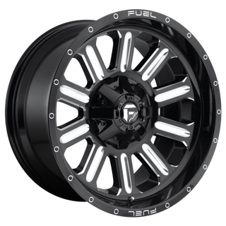 Fuel Off-Road | D620 20x9.0 ET20 - GLOSS BLACK MILLED