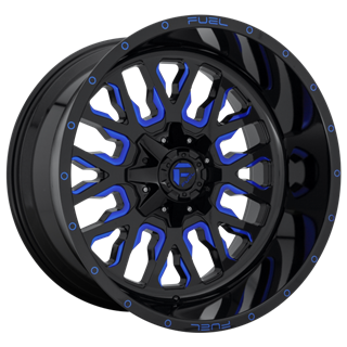 Fuel Off-Road | D645 18x9.0 ET-12 - GLOSS BLACK BLUE TINTED CLEAR
