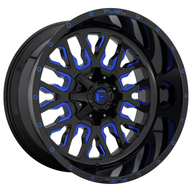 Fuel Off-Road | D645 20x10.0 ET-18 - GLOSS BLACK BLUE TINTED CLEAR