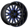Fuel Off-Road | D645 20x10.0 ET-18 - GLOSS BLACK BLUE TINTED CLEAR