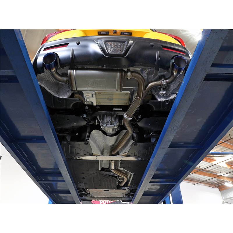 aFe Power | Takeda 3in / 2-1/2in 304 SS Cat-Back w/Blue Tip - GR Supra 2.0T 2021-2022