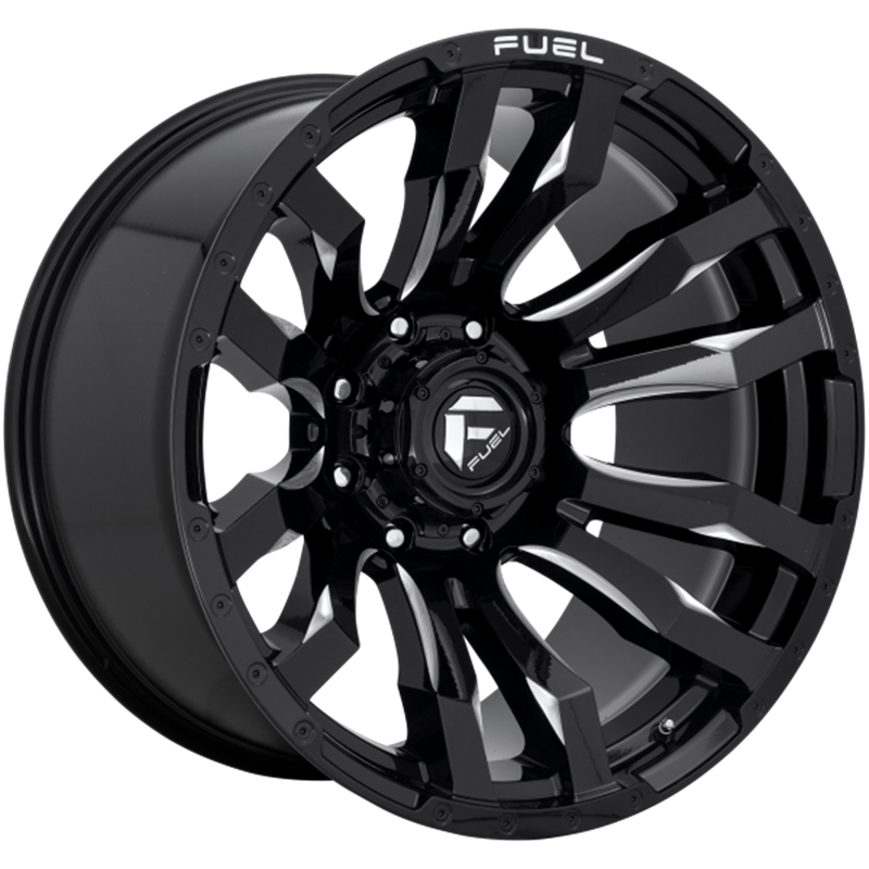 Fuel Off-Road | D673 20x10.0 ET-18 - GLOSS BLACK MILLED
