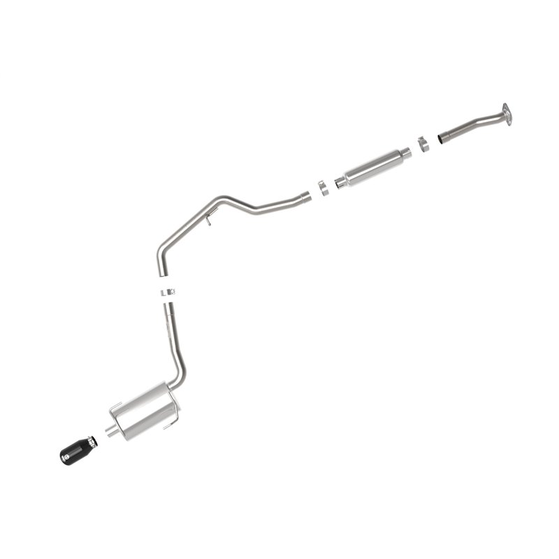 aFe Power | Takeda 2-1/4 IN 304 Stainless Steel Cat-Back Exhaust System w/Black Tip - Impreza 2.0L 2012-2016 aFe POWER Cat-Ba...