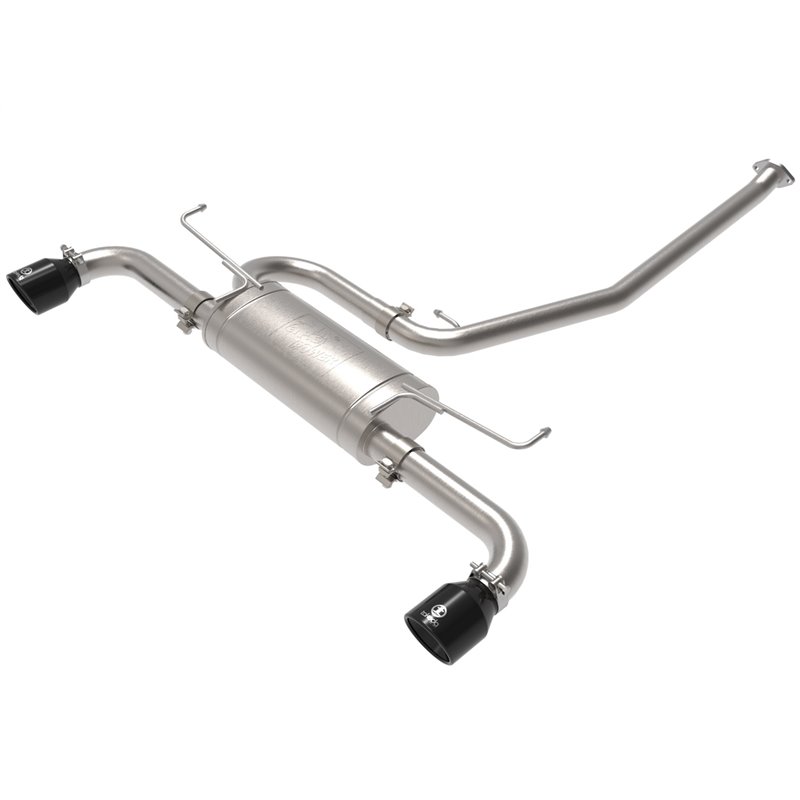 aFe Power | Takeda 2-1/4in / 2-1/2in 304 SS Cat-Back w/Black Tip - RAV4 2.5L 2019-2022