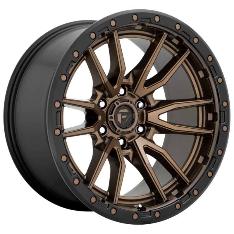 Fuel Off-Road | D681 REBEL 17x9.0 ET-12 - MATTE BRONZE BLACK BEAD RING Fuel Off-Road Wheels Custom Wheels
