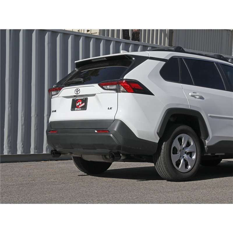 aFe Power | Takeda 2-1/4in / 2-1/2in 304 SS Cat-Back w/Black Tip - RAV4 2.5L 2019-2022
