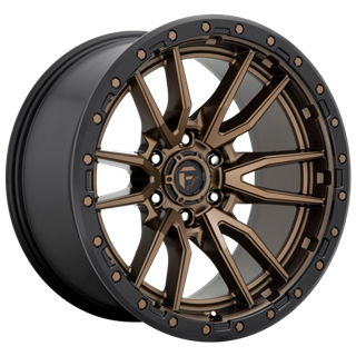 Fuel Off-Road | D681 17x9.0 ET1 - MATTE BRONZE BLACK BEAD RING