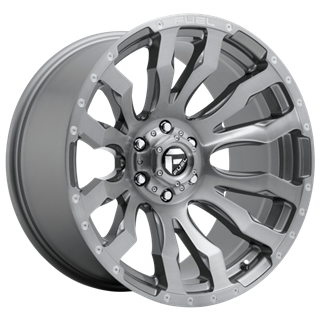 Fuel Off-Road | D693 20x8.25 ET-202 - BRUSHED GUN METAL TINTED CLEAR