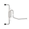 aFe Power | Takeda 2-1/4in / 2-1/2in 304 SS Cat-Back w/Black Tip - RAV4 2.5L 2019-2022