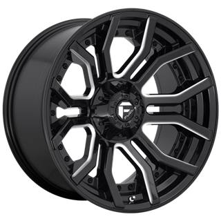 Fuel Off-Road | D711 24x12.0 ET-44 - GLOSS BLACK MILLED
