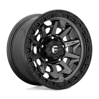 Fuel Off-Road | D716 17x8.5 ET0 - MATTE GUN METAL BLACK BEAD RING