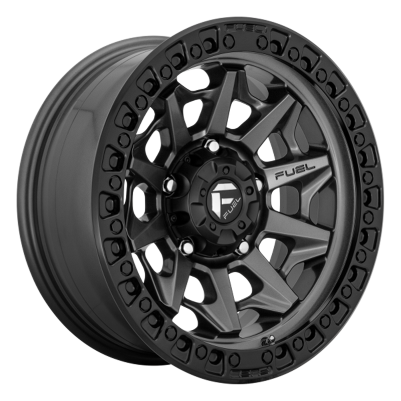 Fuel Off-Road | D716 17x8.5 ET14 - Matte Gun Metal Black Bead Ring