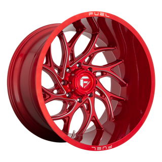 Fuel Off-Road | D742 22x10.0 ET-18 - Candy Red Milled