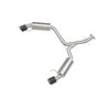 aFe Power | Takeda 2-1/2 IN 304 Stainless Steel Axle-Back Exhaust System Carbon Fiber - IS250 Base / C / IS350 2.5L / 3.5L 20...