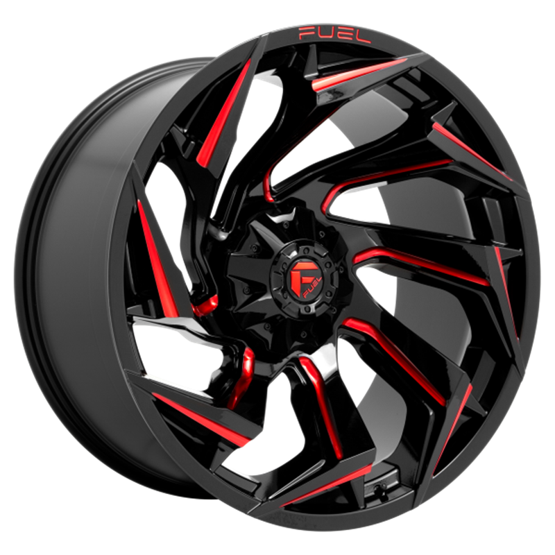 Fuel Off-Road | D755 17x9.0 ET1 - Gloss Black Milled With Red Tint