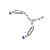 aFe Power | Takeda 2-1/2 IN 304 Stainless Steel Axle-Back Exhaust System w/Blue Tip - IS250 Base / C / IS350 2.5L / 3.5L 2006...