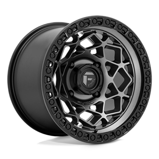 Fuel Off-Road | D784 15x7.0 ET10 - GUNMETAL WITH MATTE BLACK RING