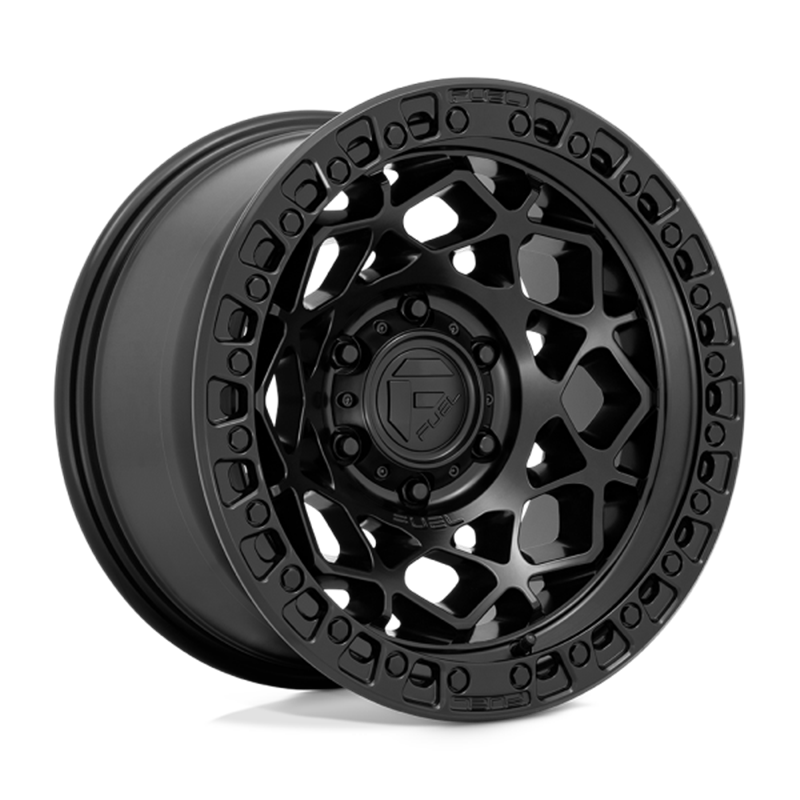 Fuel Off-Road | D786 17x9.0 ET1 - MATTE BLACK WITH MATTE BLACK RING