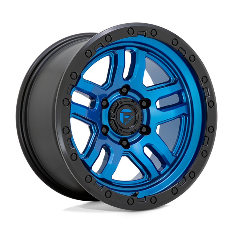 Fuel Off-Road | D790 17x9.0 ET-12 - BLUE WITH BLACK LIP