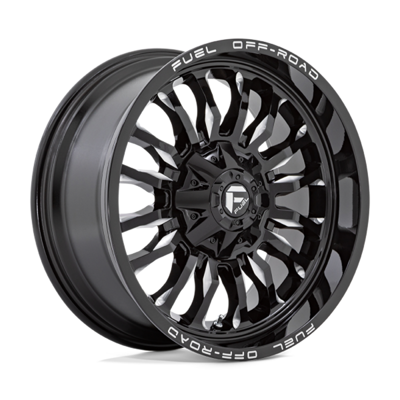 Fuel Off-Road | D795 20x10.0 ET-18 - GLOSS BLACK MILLED