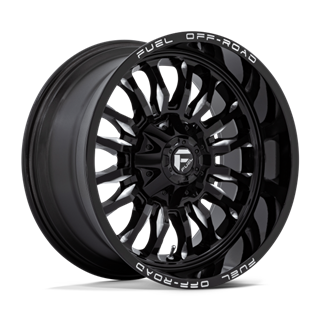 Fuel Off-Road | D795 20x10.0 ET-18 - GLOSS BLACK MILLED
