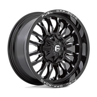 Fuel Off-Road | D795 22x12.0 ET-44 - GLOSS BLACK MILLED