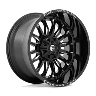 Fuel Off-Road | D795 22x12.0 ET-44 - GLOSS BLACK MILLED