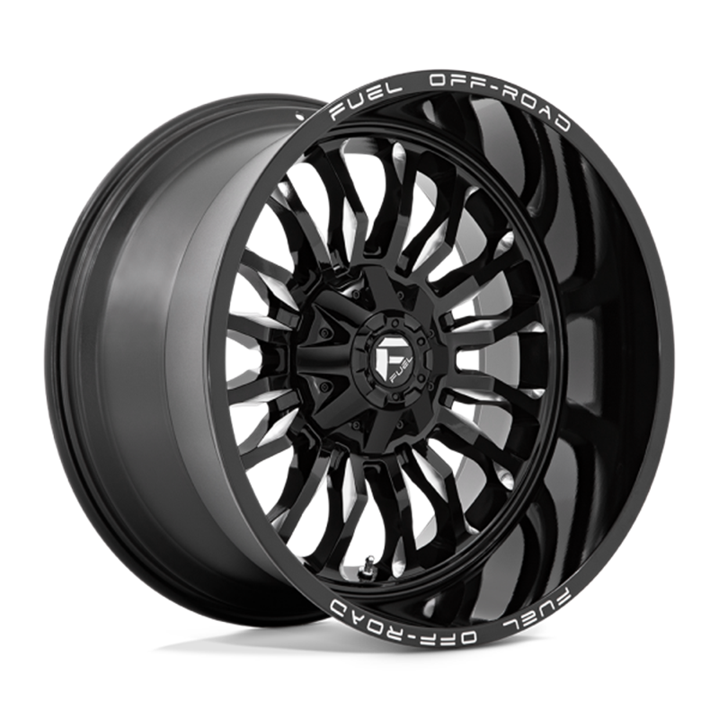 Fuel Off-Road | D795 22x12.0 ET-44 - GLOSS BLACK MILLED