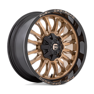 Fuel Off-Road | D797 20x10.0 ET-18 - PLATINUM BRONZE WITH BLACK LIP