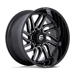 Fuel Off-Road | D807 24x12.0 ET-44 - GLOSS BLACK MILLED