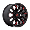 Fuel Off-Road | D823 20x9.0 ET20 - GLOSS BLACK MILLED WITH CANDY RED