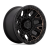 Fuel Off-Road | D824 17x9.0 ET-12 - MATTE BLACK WITH DOUBLE DARK TINT