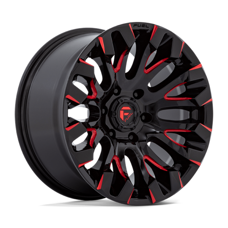 Fuel Off-Road | D829 18x9.0 ET1 - GLOSS BLACK MILLED RED TINT
