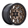 Fuel Off-Road | D841 15x8.0 ET-19 - BRONZE WITH BLACK RING