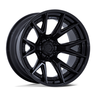 Fuel Off-Road | FC402 20x10.0 ET-18 - MATTE BLACK WITH GLOSS BLACK LIP