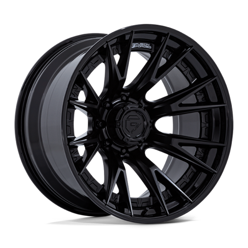 Fuel Off-Road | FC402 20x10.0 ET-18 - MATTE BLACK WITH GLOSS BLACK LIP