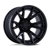 Fuel Off-Road | FC402 20x9.0 ET1 - MATTE BLACK WITH GLOSS BLACK LIP