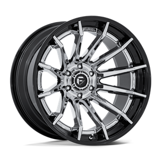 Fuel Off-Road | FC403 20x10.0 ET-18 - CHROME WITH GLOSS BLACK LIP
