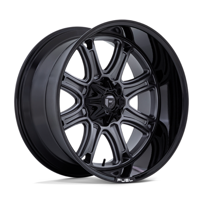 Fuel Off-Road | FC853 20x9.0 ET1 - MATTE GUNMETAL WITH BLACK LIP