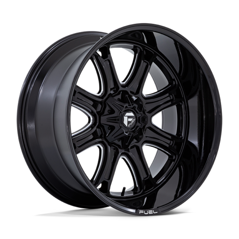 Fuel Off-Road | FC853 22x10.0 ET-18 - GLOSS BLACK MILLED