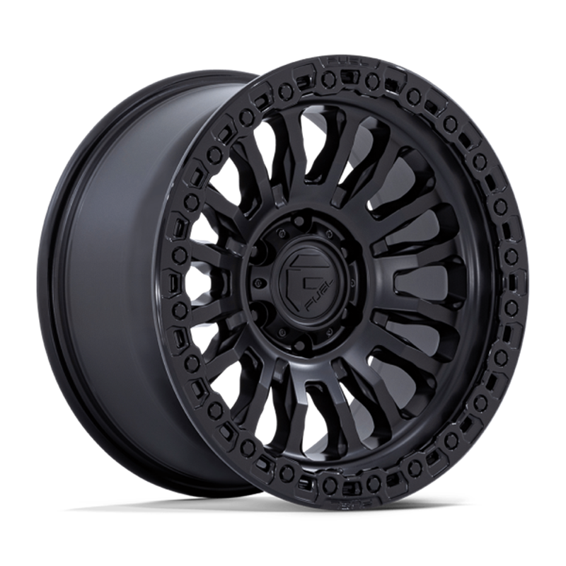 Fuel Off-Road | FC857 20x9.0 ET25 - MATTE BLACK WITH GLOSS BLACK LIP