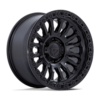 Fuel Off-Road | FC857 20x9.0 ET1 - MATTE BLACK WITH GLOSS BLACK LIP