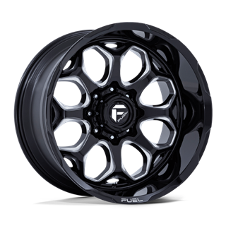 Fuel Off-Road | FC862 20x10.0 ET-18 - GLOSS BLACK MILLED