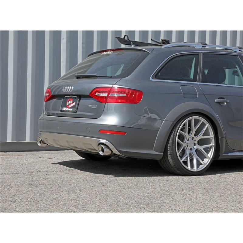 aFe Power | MACH Force-Xp 3in / 2-1/2in SS Axle-Back w/Polished Tip - allroad 2.0T 2013-2016