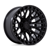 Fuel Off-Road | FC869 20x9.0 ET1 - BLACKOUT W/ GLOSS BLACK LIP